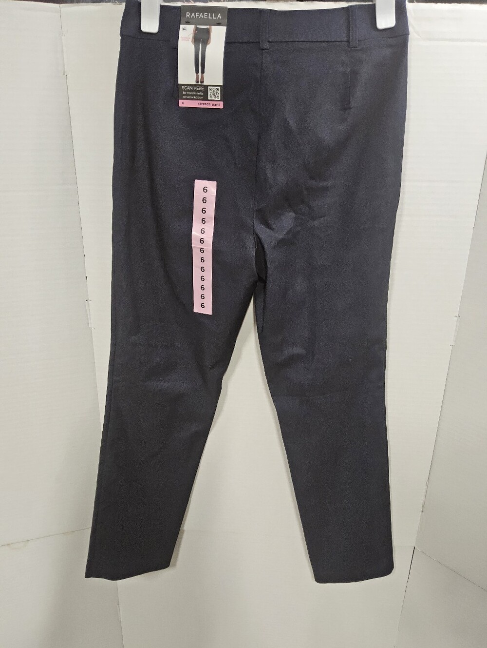 NWOT Rafaella Size 6 Navy Stretch Dress Pants - Picture 4 of 6